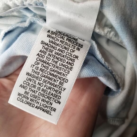 NWT Lulus On A Road Trip Blue Tie Dye Short Sleeve Romper Size Medium - Picture 10 of 10